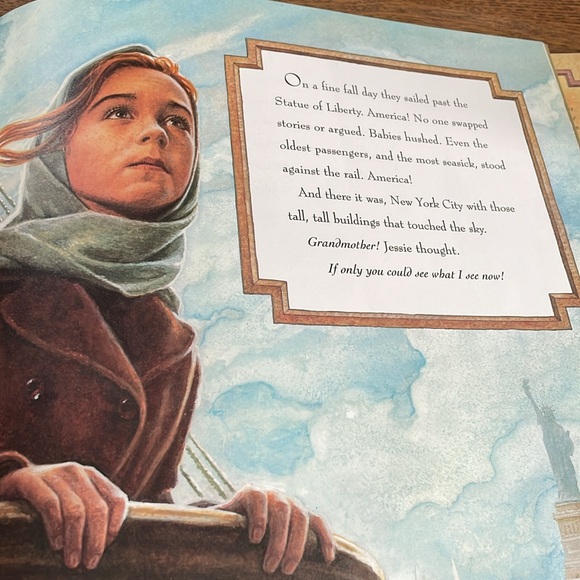 When Jessie Came Across the Sea Hard Cover Book Amy Hest illustrated by PJ Lynch - Picture 6 of 10